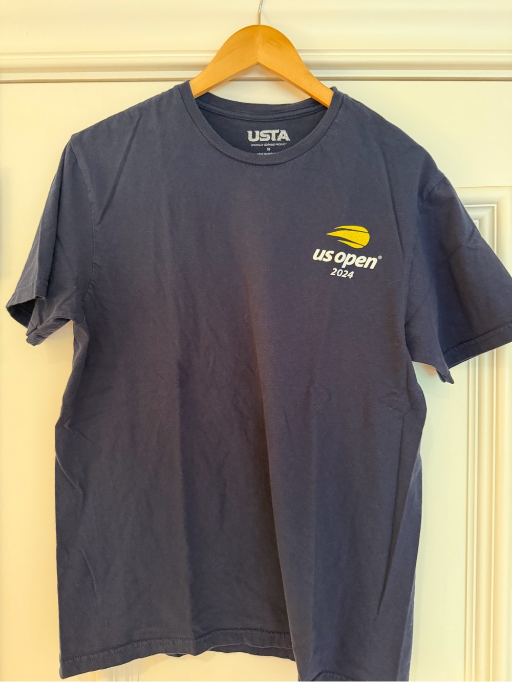 2024 US Open Navy Blue Men's Logo T-Shirt